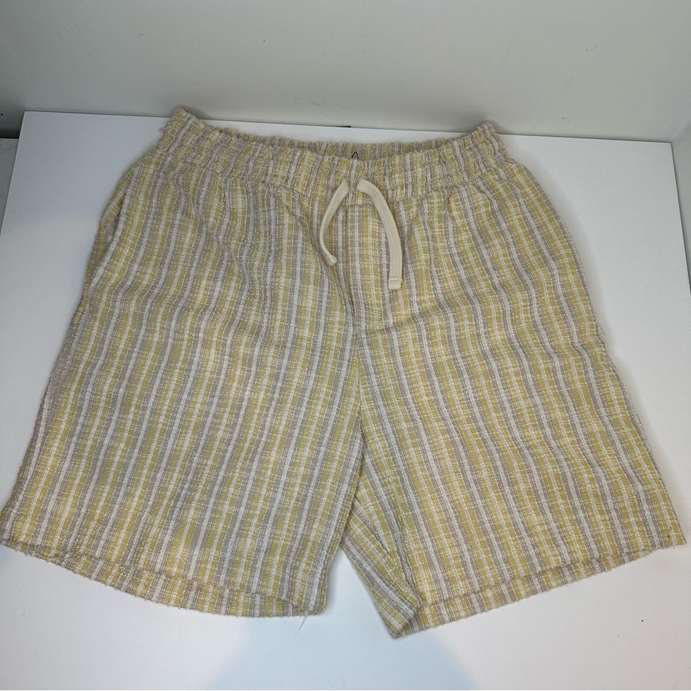Zara Yellow Knit Shorts